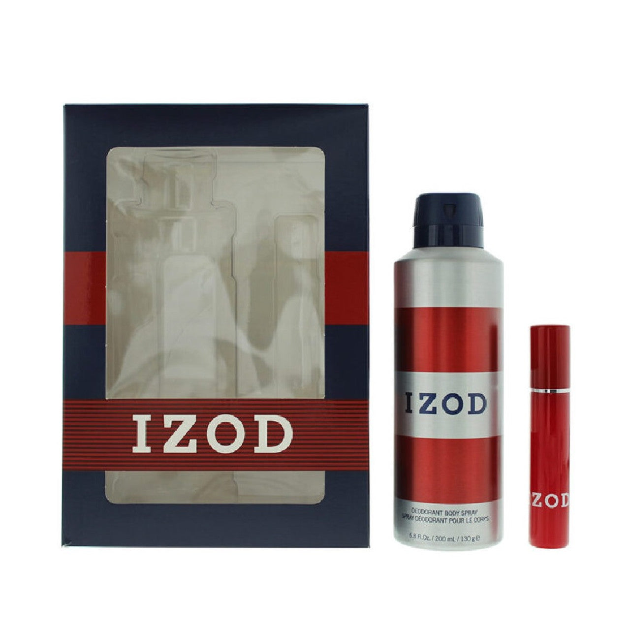 Izod Parfümset Set Izod: Red, Scented Spray, For Men, 200 ml + Red, Eau De Toilette, For Men, 15 ml Regular