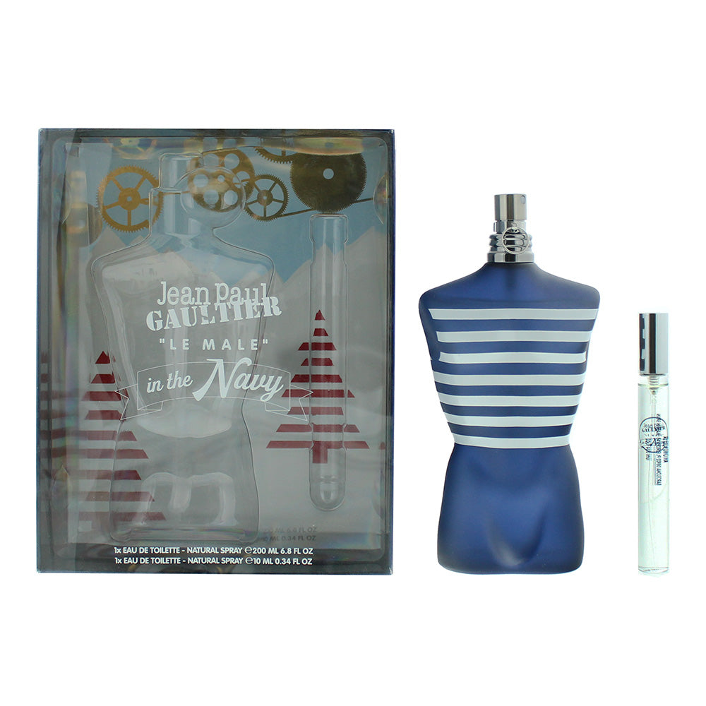 Jean Paul Gaultier Parfümset Set Jean Paul Gaultier: Le Male In The Navy, Eau De Toilette, For Men, 125 ml + Le Male In The N