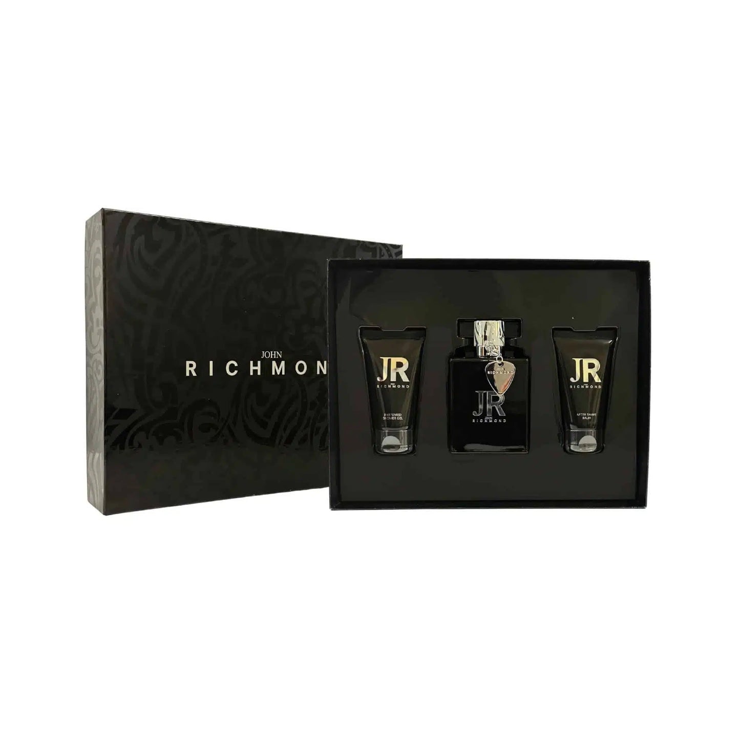John Richmond Man Duftset für Herren – Eau de Parfum 100 ml + Shower Gel & After-Shave Balm
