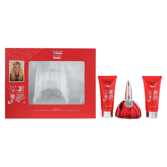 Kesha Parfümset Set Kesha: Whatever It Takes, Eau De Parfum, For Women, 100 ml + Whatever It Takes, Hydrating, Body Lotion, 1
