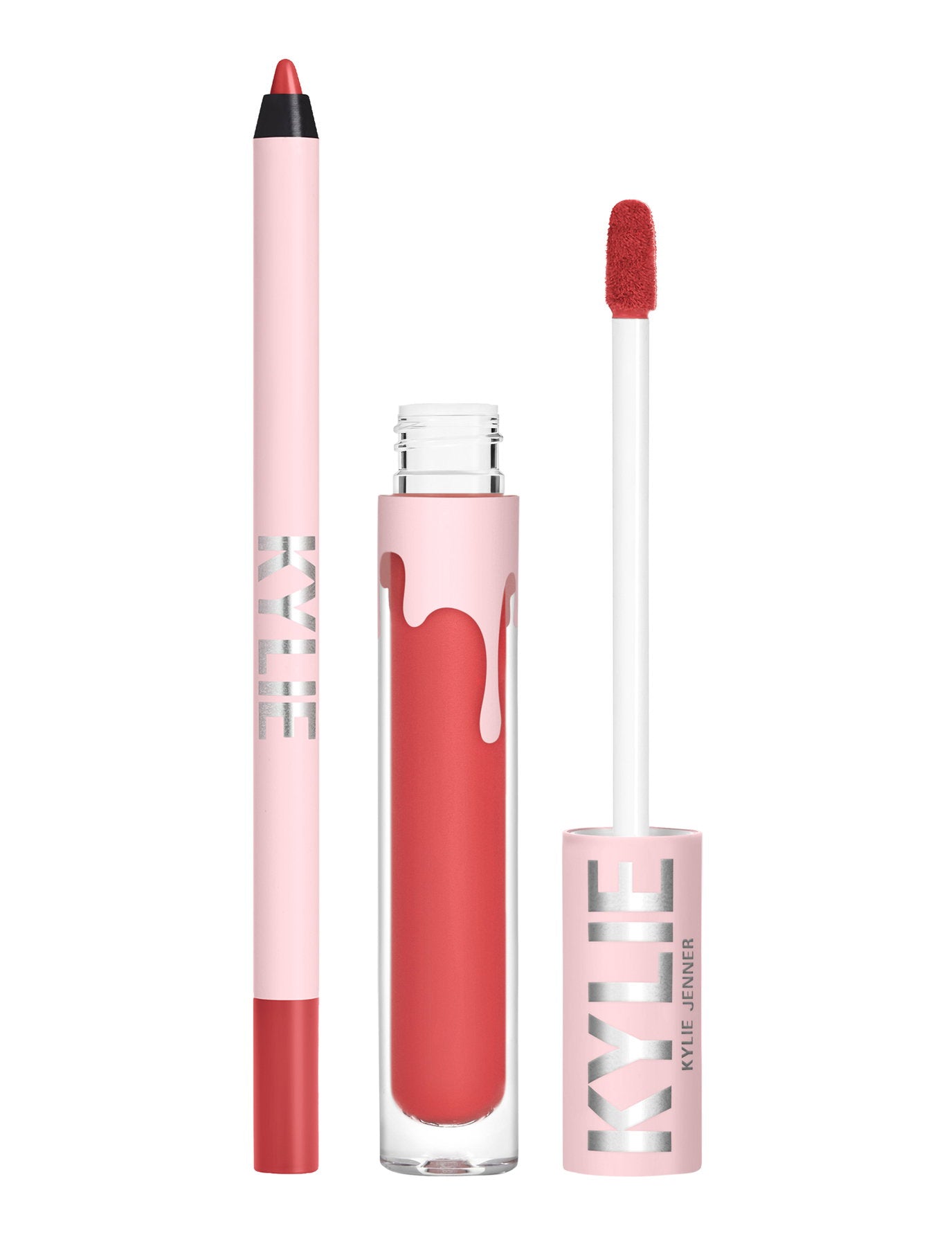 Kylie Cosmetics Schminkset Set Kylie Cosmetics: By Kylie, Liquid Lipstick, 503, Bad Lil Thing, 3 ml + By Kylie, Pencil, Lip L