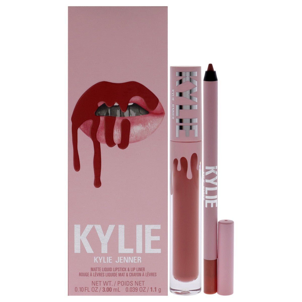 Kylie Cosmetics Schminkset Set Kylie Cosmetics: By Kylie, Liquid Lipstick, 801, Queen, 3 ml + By Kylie, Pencil, Lip Liner, Qu