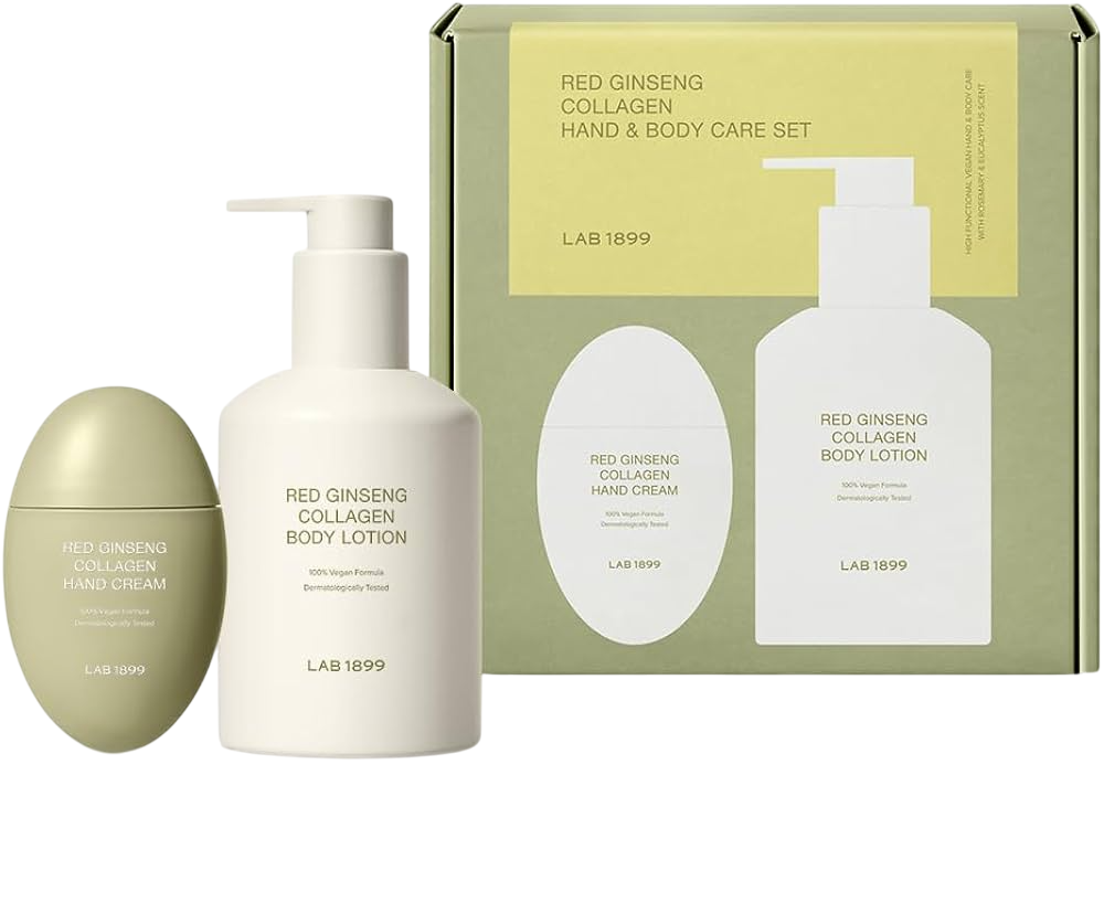 Lab 1899 Hautpflegeset Set Lab 1899: Red Ginseng, Collagen, Moisturising, Body Lotion, 250 ml + Red Ginseng, Collagen, Improv
