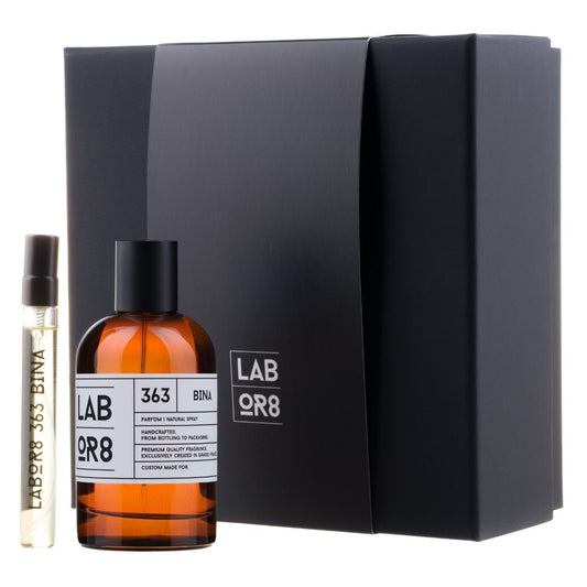 LABOR8 Parfümset Set LABOR8: Bina 363, Eau De Parfum, Unisex, 100 ml + Bina 363, Eau De Parfum, Unisex, 10 ml Regular