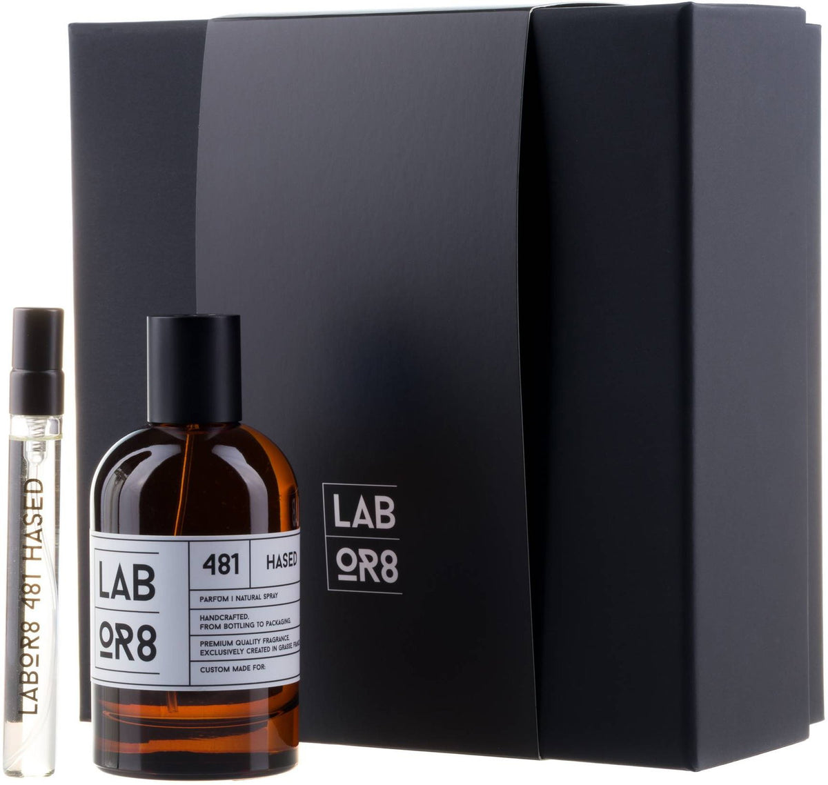 LABOR8 Parfümset Set LABOR8: Hased 481, Eau De Parfum, Unisex, 100 ml + Hased 481, Eau De Parfum, Unisex, 10 ml Regular