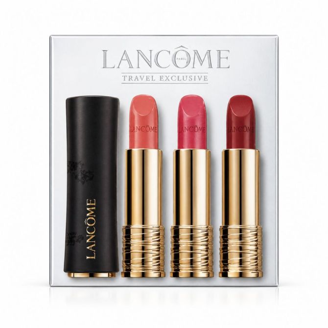 Lancome Set Lancome: L'Absolu Rouge Cream Cream Lipstick 01 + L'Absolu Rouge 08 264 Peut-Etre 3.4 g
