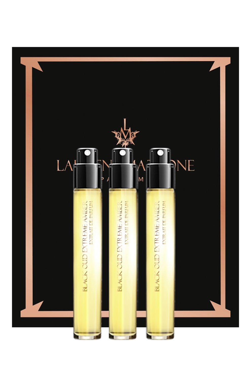 Setzen, Laurent Mazzone, Black Oud Extreme Amber, Parfumextrakt, Unisex, 3 stk, 15 ml