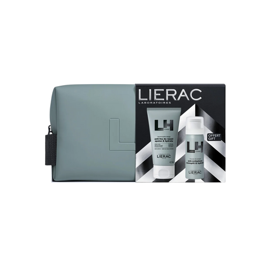 Lierac Homme Rasierset – Feuchtigkeitsspendender After-Shave Balsam & Rasierschaum 125 ml