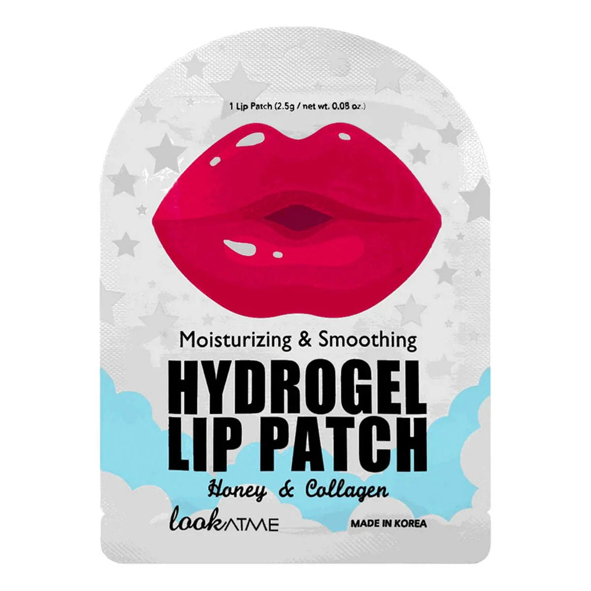 Look At Me Setzen, Look At Me, Hydrogel, Honig, Feuchtigkeitsspendend, Lippenmaske, 3 stk, 2.5 g Regular
