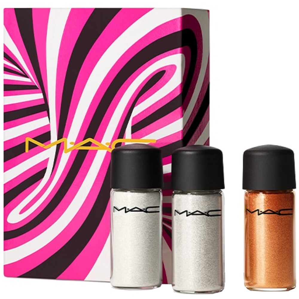 MAC Schminkset Sprinkle Of Magic Set MAC: Mini, Loose Glitter Eyeshadow, Gold, 2.5 g + Mini, Loose Glitter Eyeshadow, Red, 2.