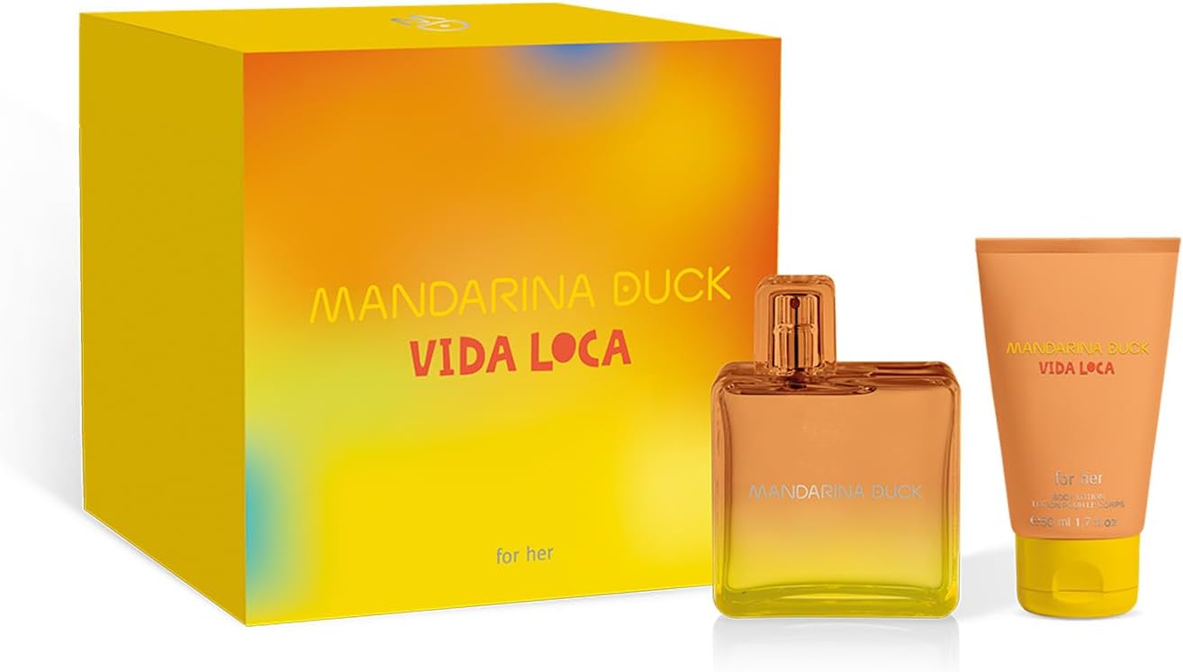 Mandarina Duck Parfümset Set Mandarina Duck: Vida Loca, Eau De Toilette, For Women, 100 ml + Vida Loca, Hydrating, Daily, Bod