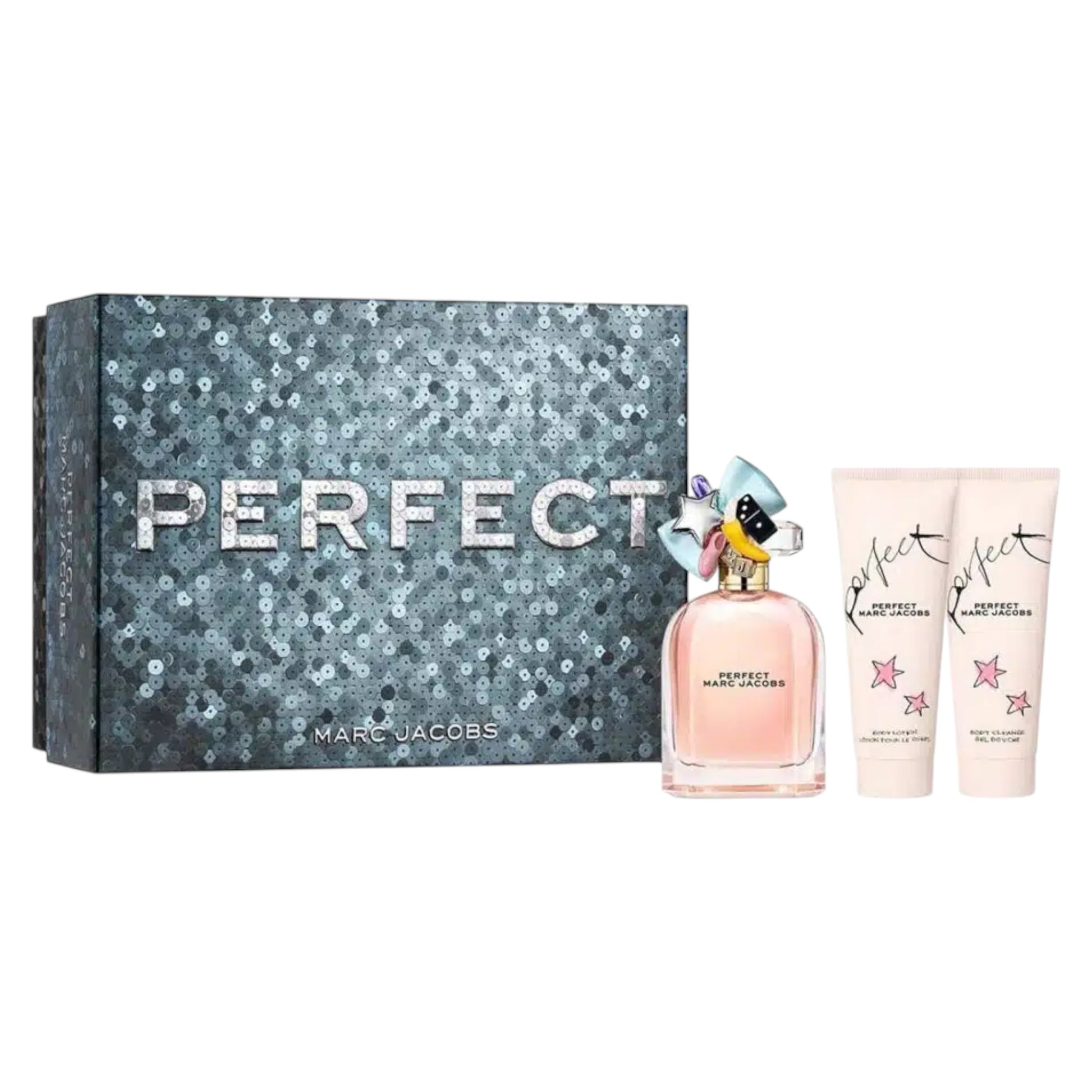 Marc Jacobs Parfümset Set Marc Jacobs: Perfect, Eau De Parfum, For Women, 100 ml + Perfect, Hydrating, Body Lotion, 75 ml + P
