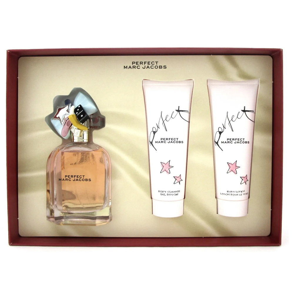 Marc Jacobs Parfümset Set Marc Jacobs: Perfect, Eau De Parfum, For Women, 100 ml + Perfect, Hydrating, Body Lotion, 75 ml + P