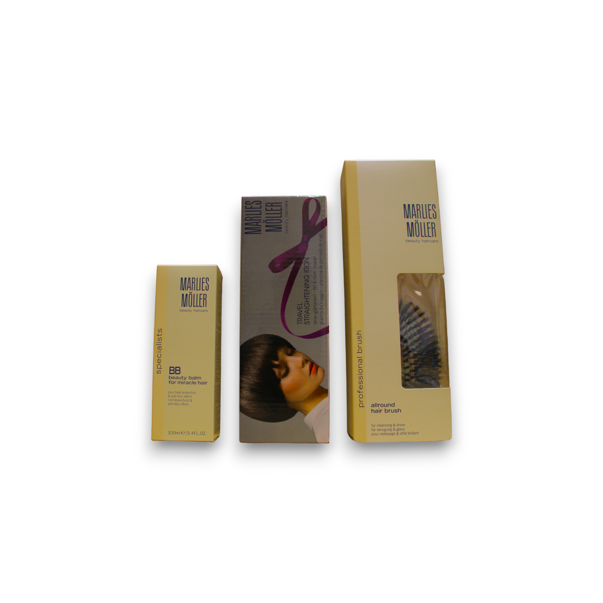 Marlies Moller Haarpflegeset Set Marlies Moller: Specialists, Keratin, Hair Oil Conditioner, Sleek & Shine, 100 ml + Marlies 