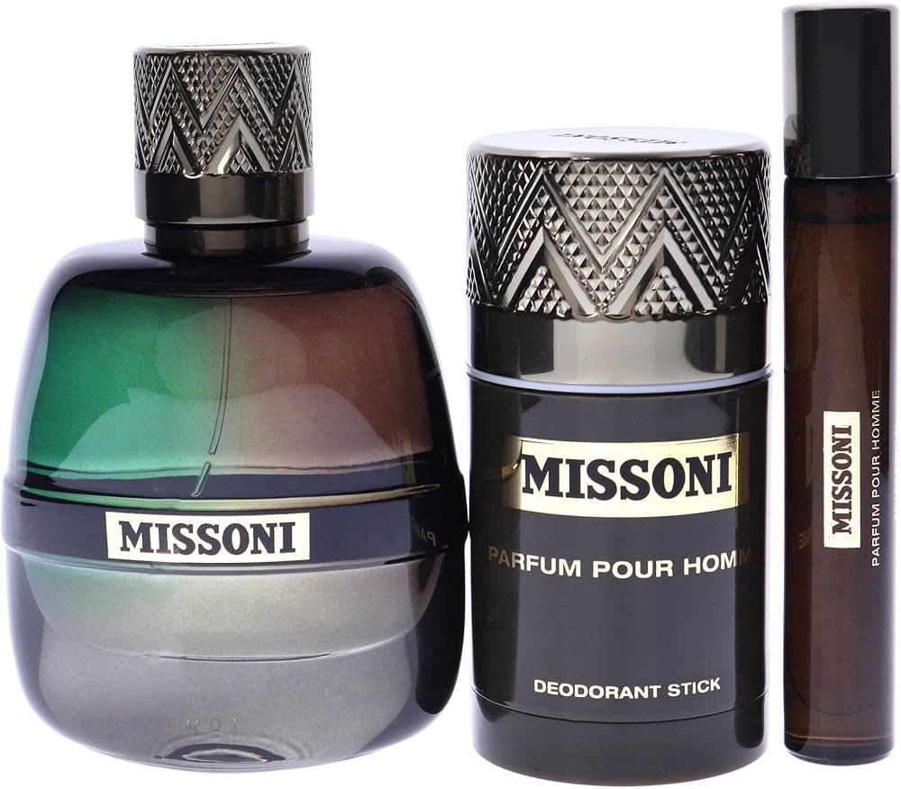 Missoni Parfümset Set Missoni: Pour Homme, Eau De Parfum, For Men, 100 ml + Pour Homme, Eau De Parfum, For Men, 10 ml + Pour 