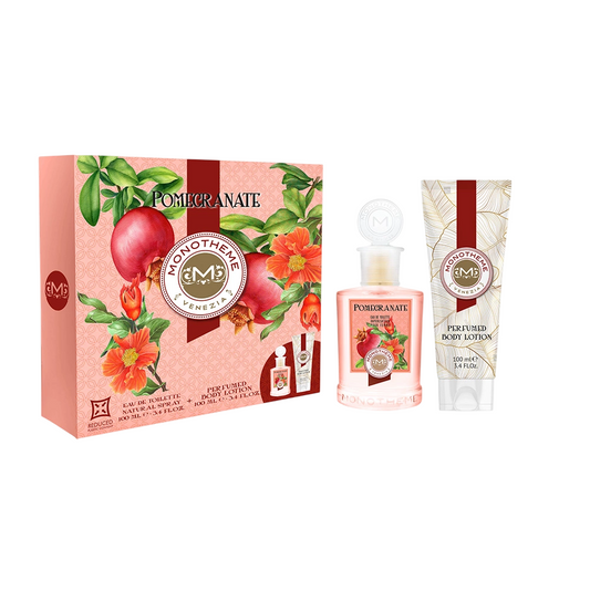 Monotheme Parfümset Set Monotheme: Pomegranate, Eau De Toilette, For Women, 100 ml + Pomegranate, Cleansing, Shower Gel, For 