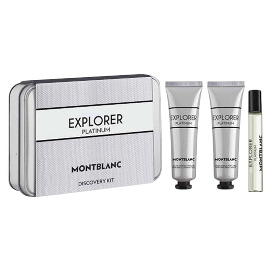 Montblanc Parfümset Set Montblanc: Explorer Platinum, Eau De Parfum, For Men, 7.5 ml + Explorer Platinum, Hydrating, Cream, F