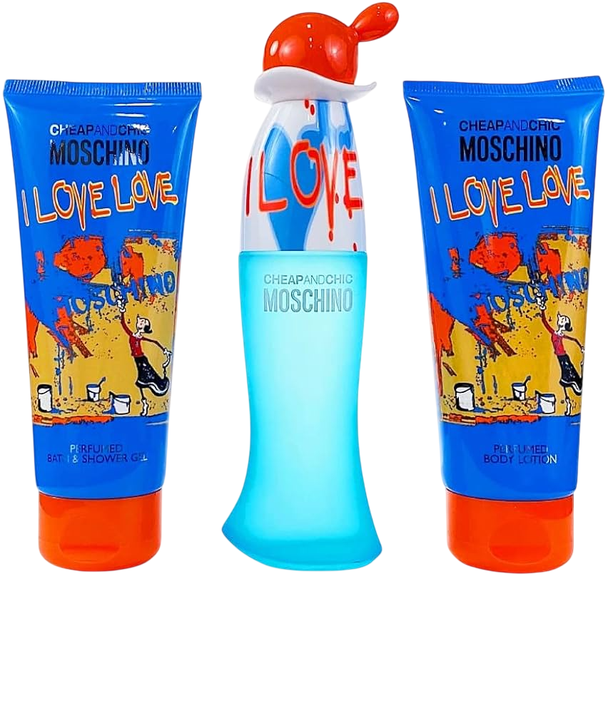 Moschino Parfümset Set Moschino: I Love, Eau De Toilette, For Women, 50 ml + I Love, Cleansing, Shower Gel, For All Skin Type