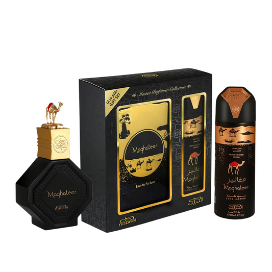 Nabeel Parfümset Set Nabeel: Maghateer, Eau De Parfum, For Men, 100 ml + Maghateer, Deodorant Spray, For Men, 100 ml Regular