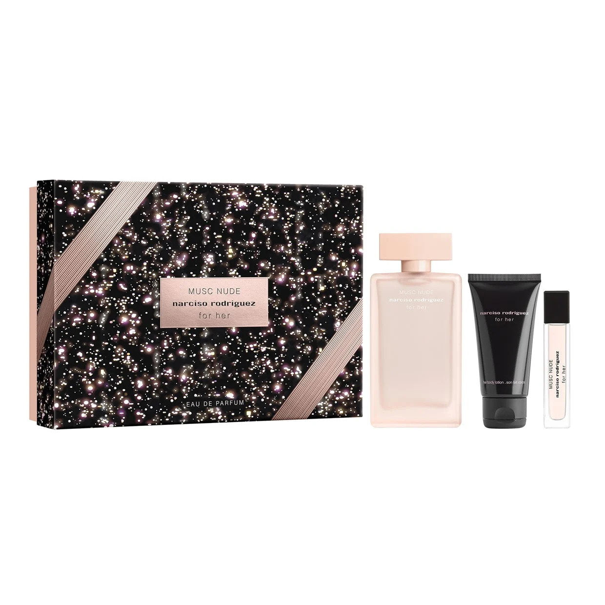 Narciso Rodriguez Parfümset Set Narciso Rodriguez: Musc Nude, Eau De Parfum, For Women, 100 ml + Musc Nude, Hydrating, Body L