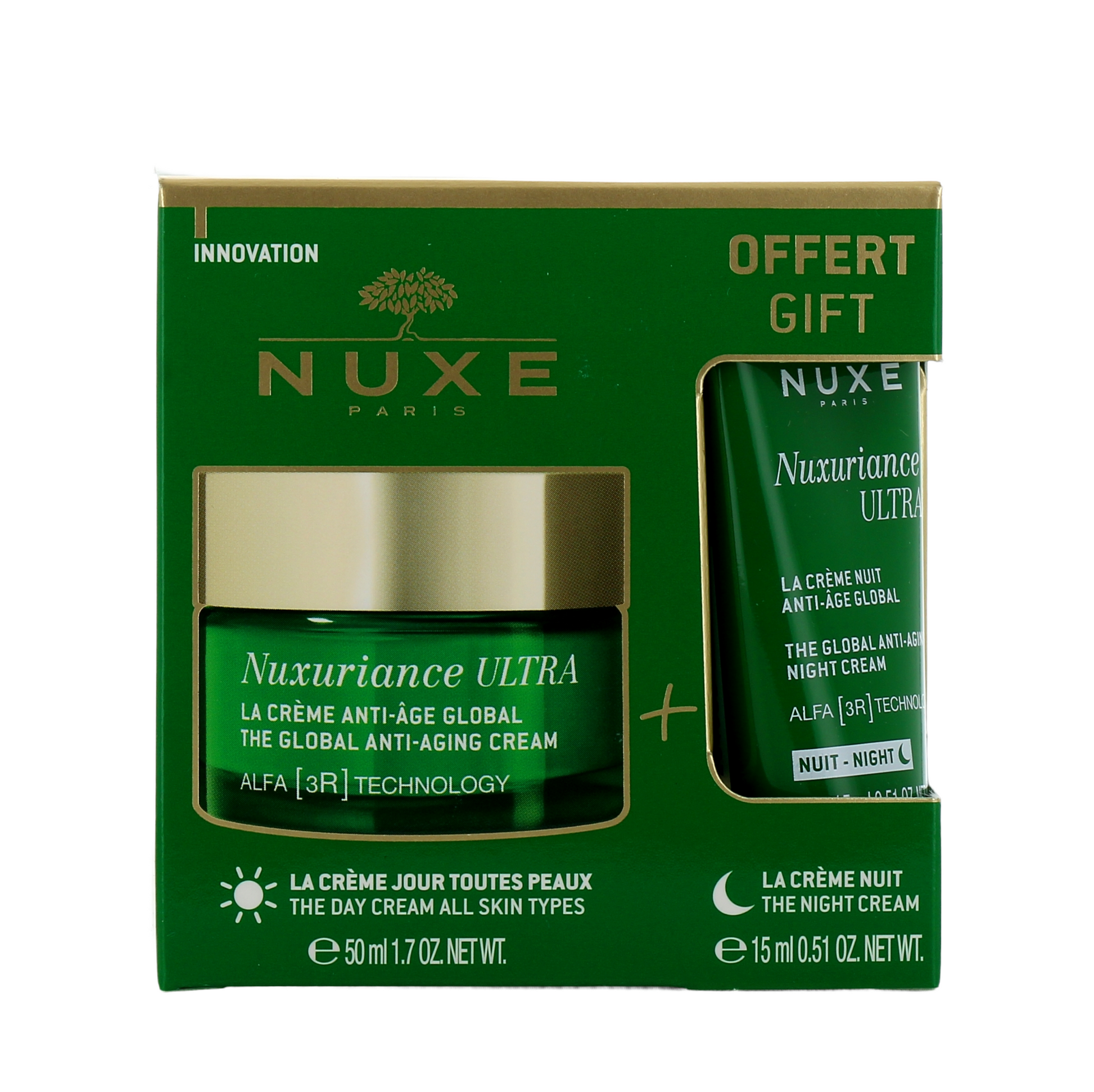 Nuxe Nuxe Nuxuriance Ultra Anti-Ageing Gesichtspflege Set Tagescreme 50 ml und Nachtcreme 15 ml