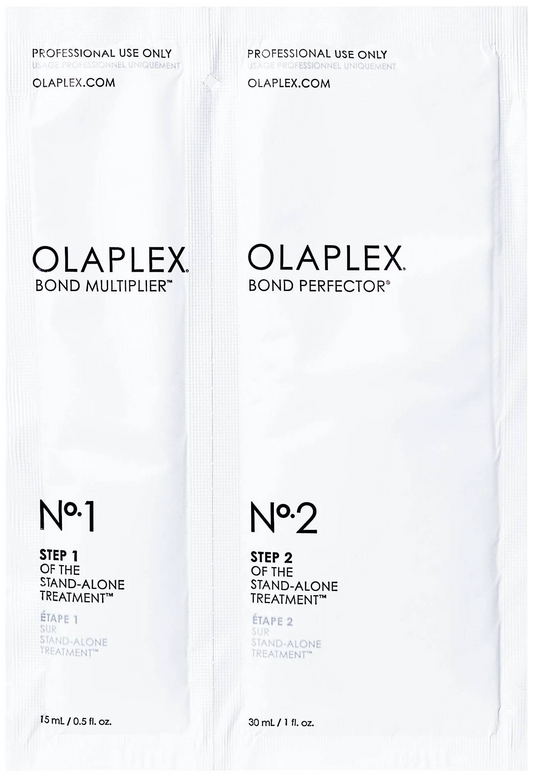 Olaplex Haarpflegeset Stand Alone Set Olaplex: No.1 Bond Multiplier, Hair Lotion Treatment, Bond Repair, 15 ml + No.2 Bond Pe