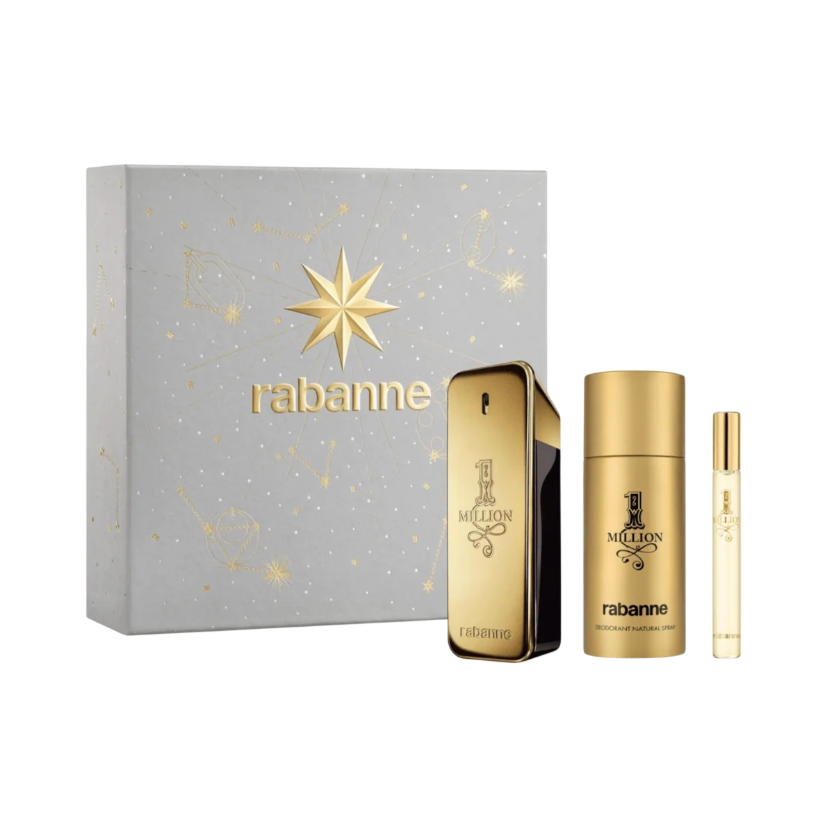 Paco Rabanne Parfümset Set Paco Rabanne: 1 Million, Eau De Toilette, For Men, 100 ml + 1 Million, Eau De Toilette, For Men, 1