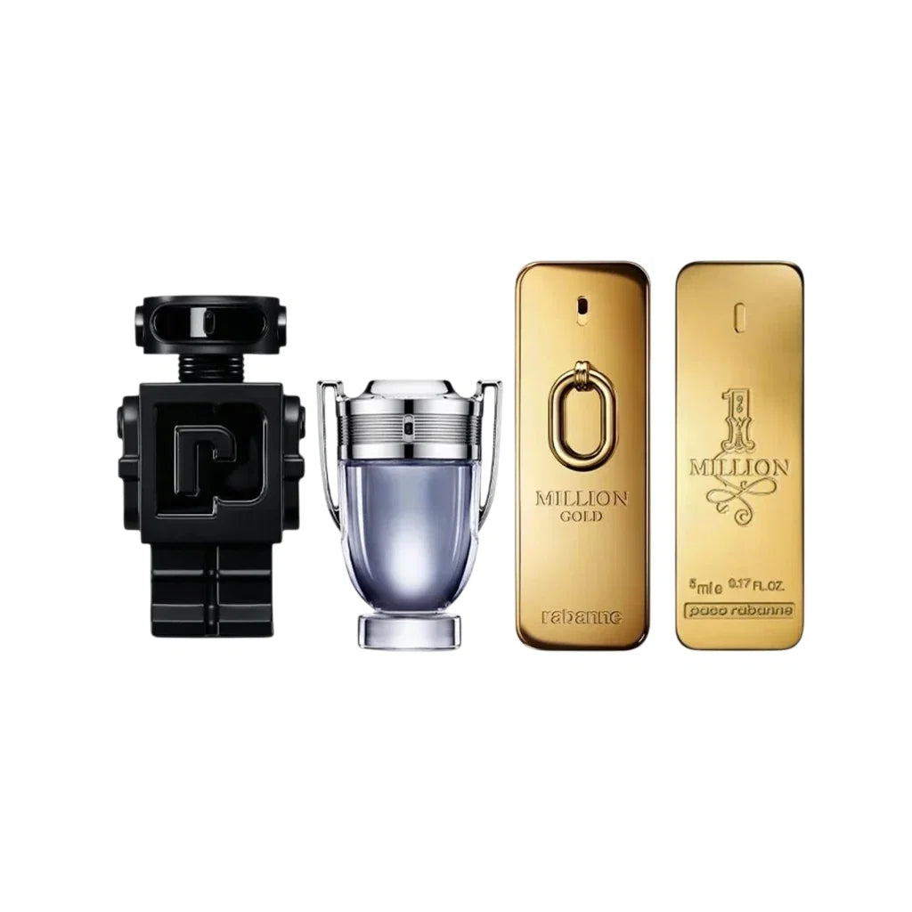 Paco Rabanne Parfümset Set Paco Rabanne: 1 Million, Eau De Toilette, For Men, 5 ml *Miniature + Million Gold, Eau De Parfum, 