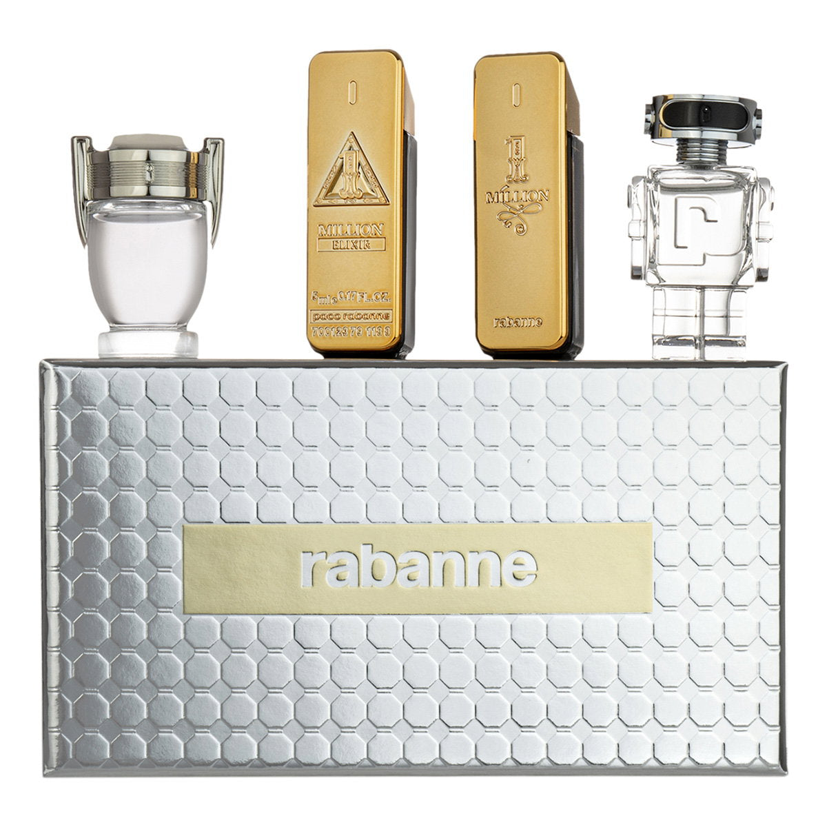 Paco Rabanne Parfümset Set Paco Rabanne: 1 Million Elixir, Parfum, For Men, 5 ml *Miniature + Phantom, Eau De Toilette, For M