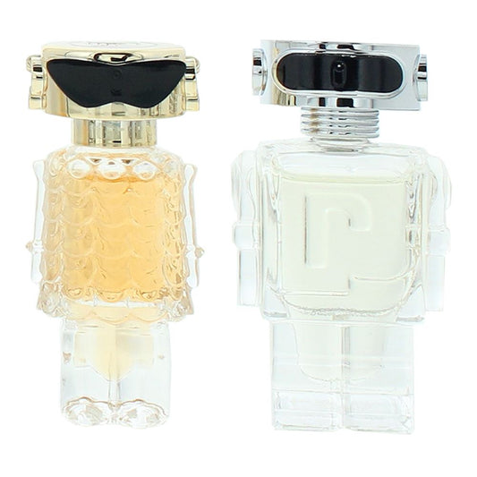 Paco Rabanne Parfümset Set Paco Rabanne: Fame, Eau De Parfum, For Women, 4 ml *Miniature + Phantom In Red, Eau De Toilette, F