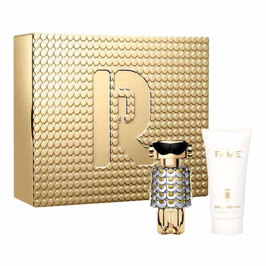 Paco Rabanne Parfümset Set Paco Rabanne: Fame, Eau De Parfum, For Women, 50 ml + Fame, Hydrating, Body Lotion, 75 ml Regular