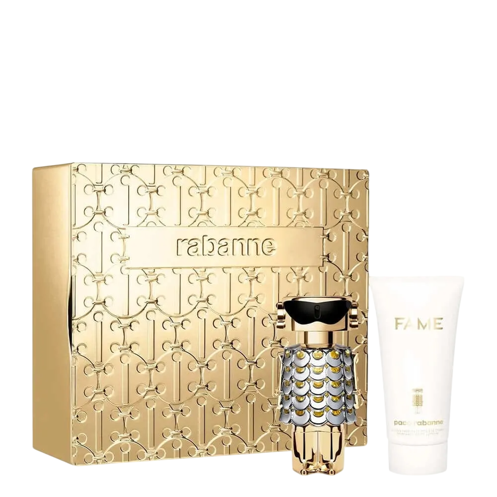 Paco Rabanne Parfümset Set Paco Rabanne: Fame, Eau De Parfum, For Women, 50 ml + Fame, Hydrating, Body Lotion, 75 ml Regular