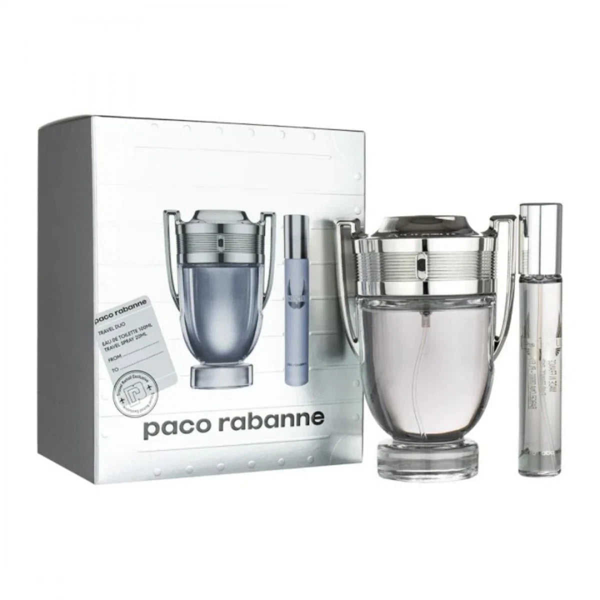 Paco Rabanne Parfümset Set Paco Rabanne: Invictus, Eau De Toilette, For Men, 100 ml + Invictus, Eau De Toilette, For Men, 10 