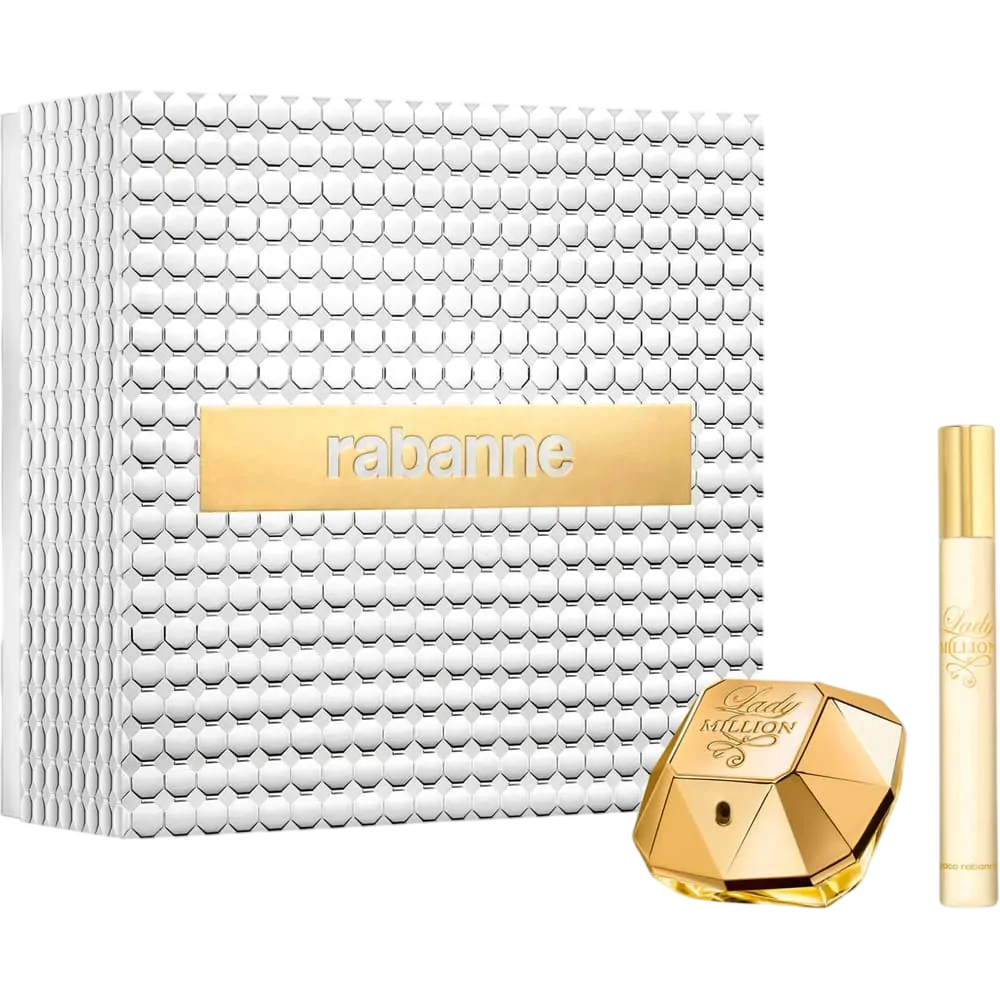 Paco Rabanne Parfümset Set Paco Rabanne: Lady Million, Eau De Parfum, For Women, 50 ml + Lady Million, Eau De Parfum, For Wom