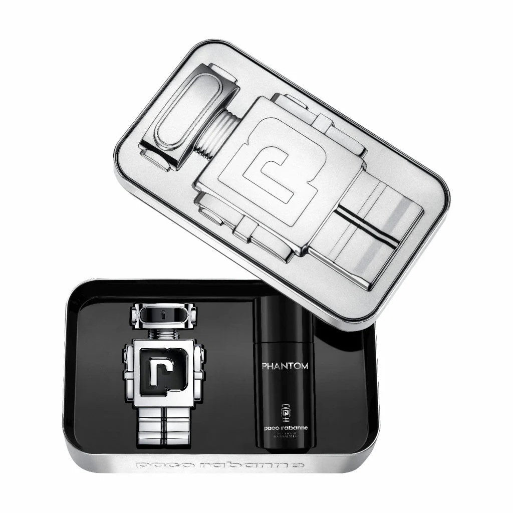 Paco Rabanne Parfümset Set Paco Rabanne: Phantom, Eau De Toilette, For Men, 100 ml + Phantom, Deodorant Spray, For Men, 150 m