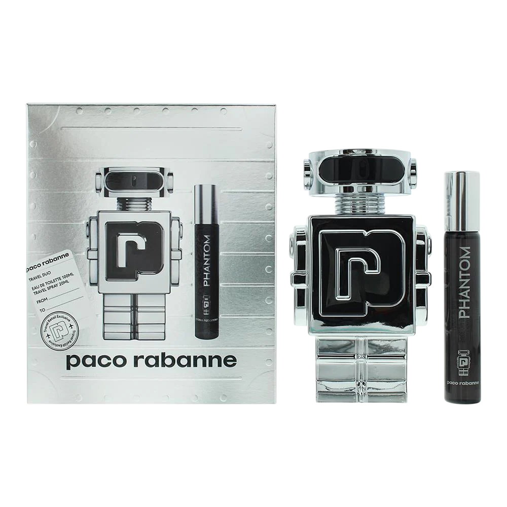 Paco Rabanne Phantom In Red Duftset für Herren – Eau de Toilette 100 ml & 10 ml