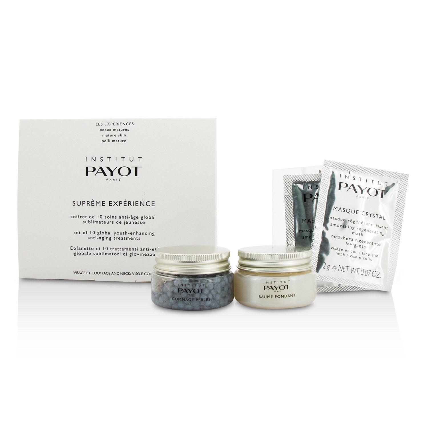 Payot Hautpflegeset Pro Box Le Supreme Set Payot: Baume Fondant, Balm, For Face, 30 g + Crystal, Powder Mask, For Face, 10 pc