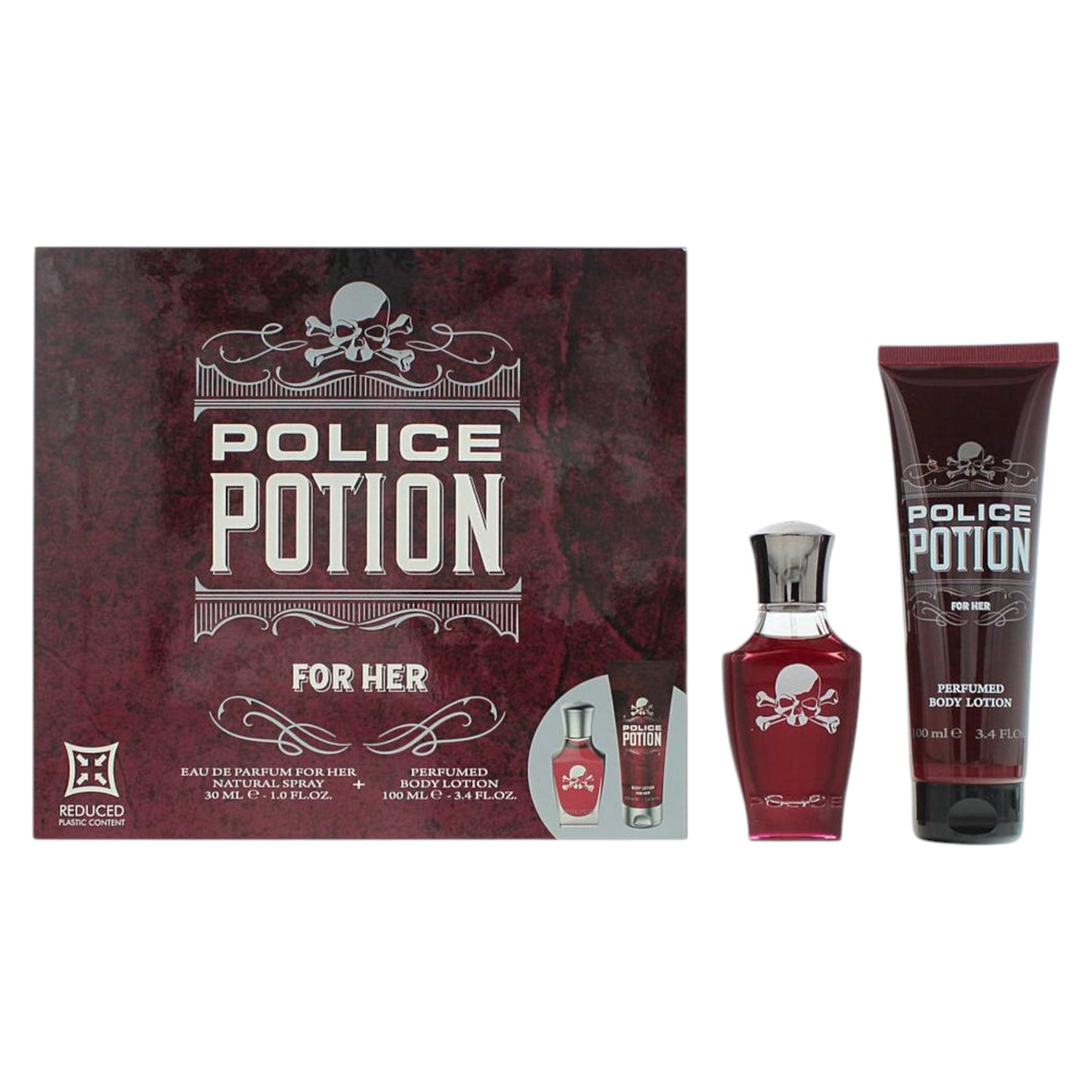 Police Parfümset Set Police: Potion, Eau De Parfum, For Women, 30 ml + Potion, Hydrate, Body Lotion, 100 ml Regular