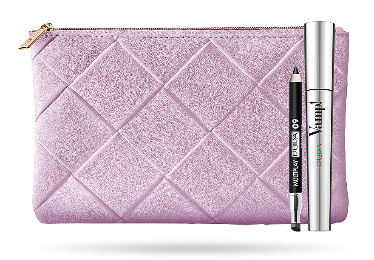 Pupa Schminkset Set Pupa: Vamp!, Paraben-Free, Extra Volume, Mascara, 100, Black, 9 ml + Multiplay, Double-Ended, Eyeshadow &