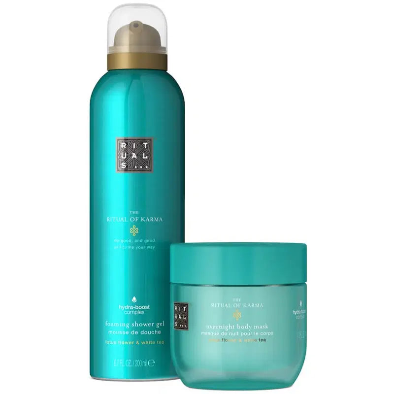 Rituals Körperpflegeset Set Rituals: The Ritual Of Karma, Shower Gel, For All Skin Types, 200 ml + The Ritual Of Karma, Cream