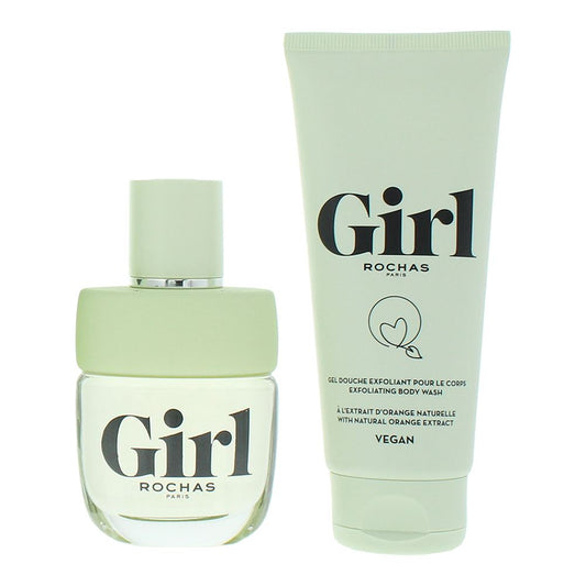 Rochas Parfümset Set Rochas: Girl, Eau De Toilette, For Women, 60 ml + Girl, Exfoliating, Shower Gel, Body, All Skin Types, 1
