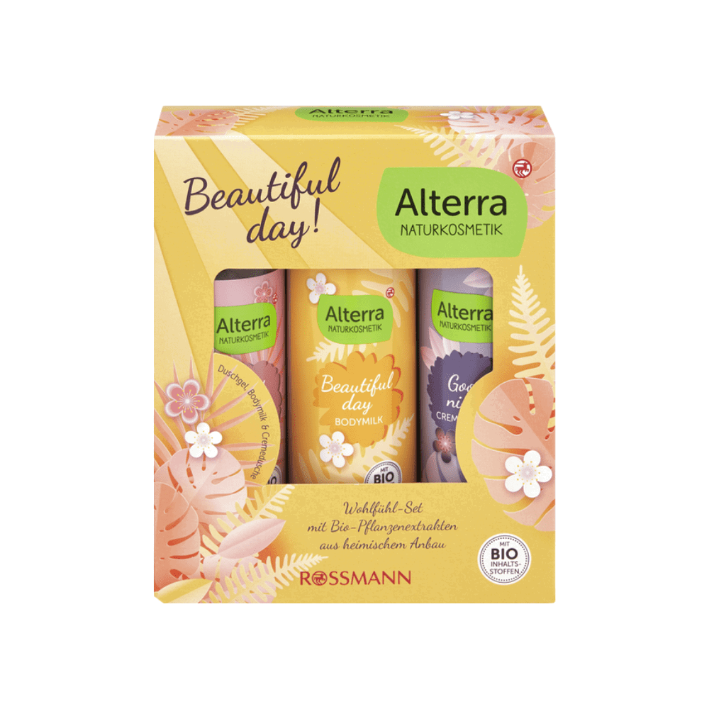 Rossmann Körperpflegeset Set Rossmann: Alterra, Cleansing, Shower Gel, All Skin Types, 150 ml *Tester + Alterra, Hydrating, S