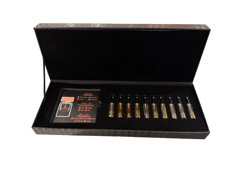 Shauran Discovery Set – 10x 2 ml Unisex Eau de Parfum Proben für vielseitigen Duftgenuss