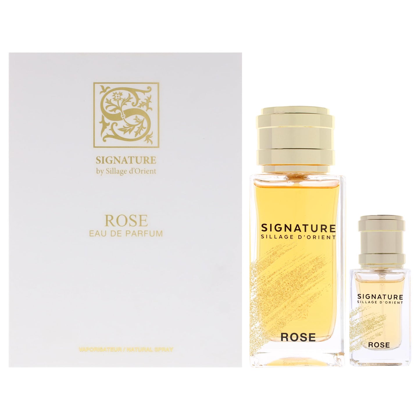 Signature Sillage D`Orient Parfümset Set Signature Sillage D'Orient: Rose, Eau De Parfum, Unisex, 100 ml + Rose, Eau De Parfu