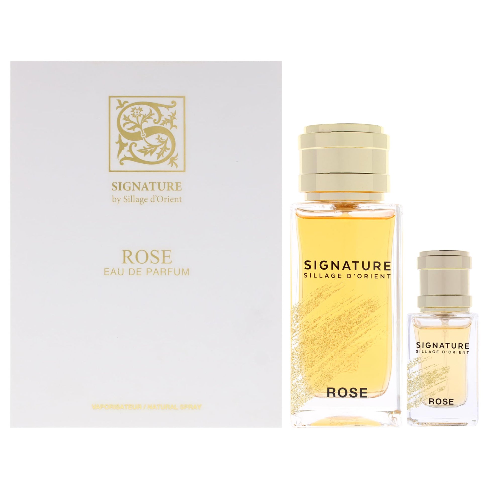 Signature Sillage D`Orient Parfümset Set Signature Sillage D'Orient: Rose, Eau De Parfum, Unisex, 100 ml + Rose, Eau De Parfu