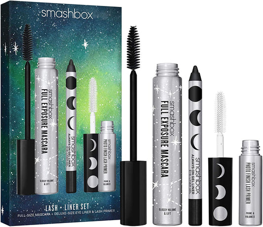 Smashbox Schminkset Set Smashbox: Photo Finish, Eyelash Primer, 4 ml + Always On, Gel Pencil Eyeliner, Brewed, 1.2 g + Full E