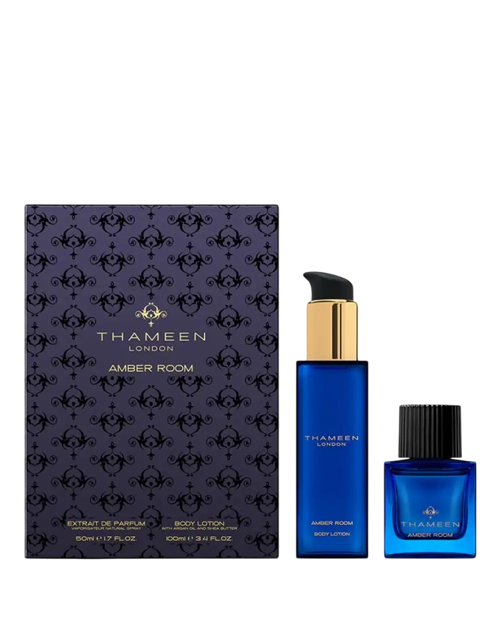 Thameen London Parfümset Set Thameen London: Amber Room, Extrait De Parfum, Unisex, 50 ml + Amber Room, Body Lotion, Body, 10
