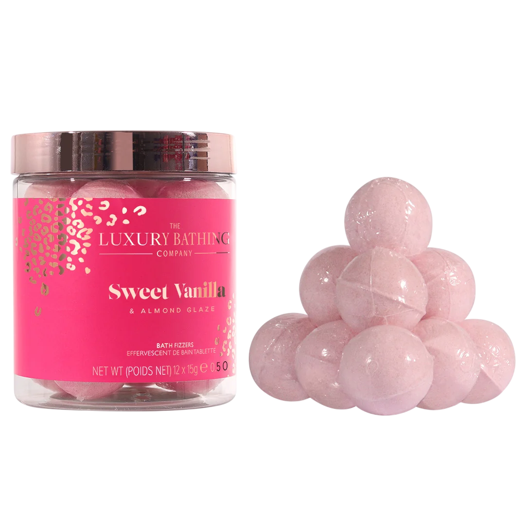 The Luxury Bathing Company Setzen, The Luxury Bathing Company, Sweet Vanilla & Almond Glaze, Fußbadesalz, 10 stk., 15 g Regul