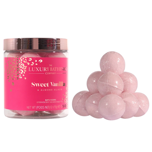 The Luxury Bathing Company Setzen, The Luxury Bathing Company, Sweet Vanilla & Almond Glaze, Fußbadesalz, 10 stk., 15 g Regul