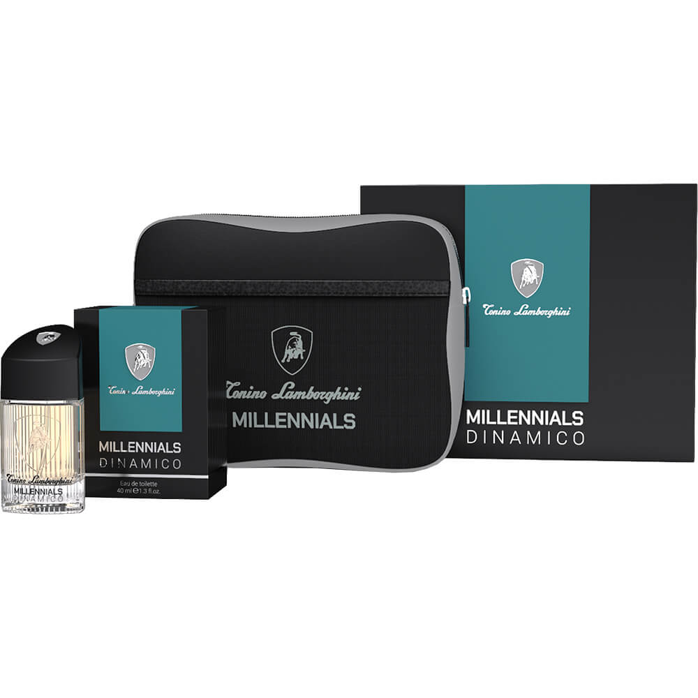 Tonino Lamborghini Parfümset Set Tonino Lamborghini: Millennials Dinamico, Eau De Toilette, For Men, 40 ml + Millennials Dina